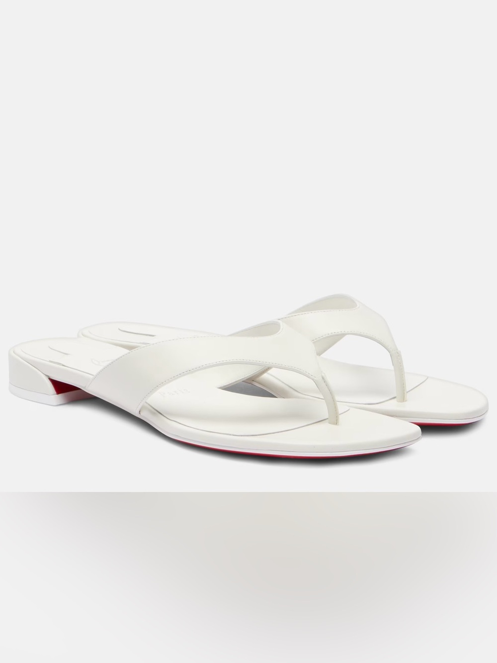 Christian Louboutin Sweet Janetonga leather thong sandals